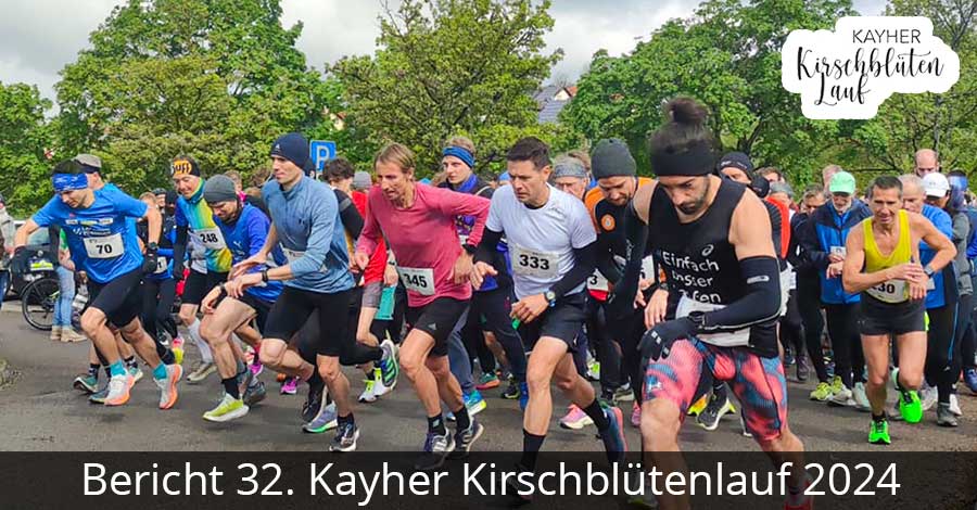 32. Kirschblütenlauf 2024 Bericht