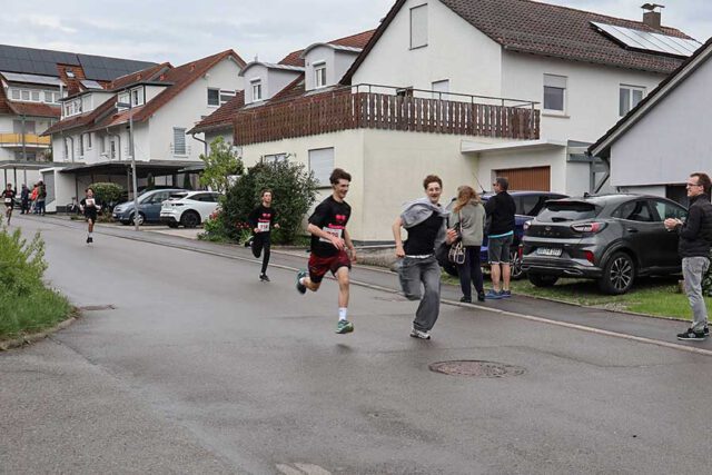 Spaß beim Jugendlauf